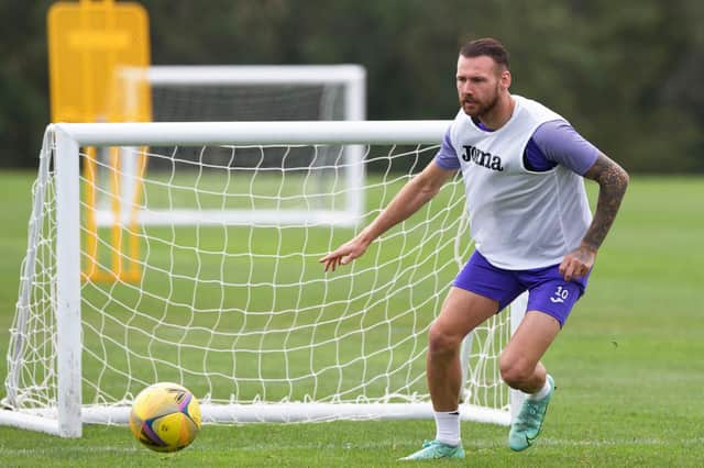 Martin Boyle is one of three Hibs players on international duty, as a small number of his team-mates returned to training at East Mains