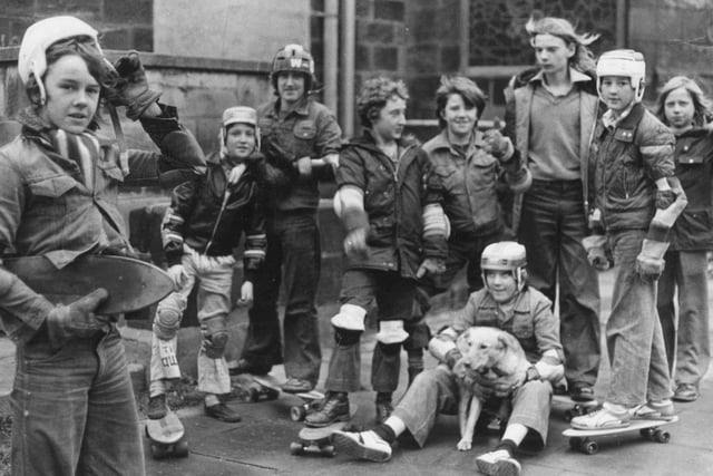 All dressed up with nowhere to go. That was the problem facing South Shields skateboarders in 1978 but were you in this photo?