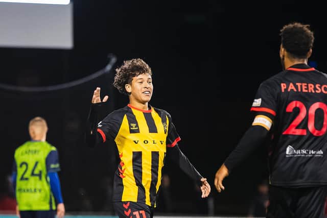 Fidel Barajas has been in eye-catching form for Charleston Battery since making his debut last season. Picture: Ben Clemens / Charleston Battery