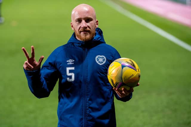 Liam Boyce struck his first hat-trick for Hearts against Alloa. Picture: SNS
