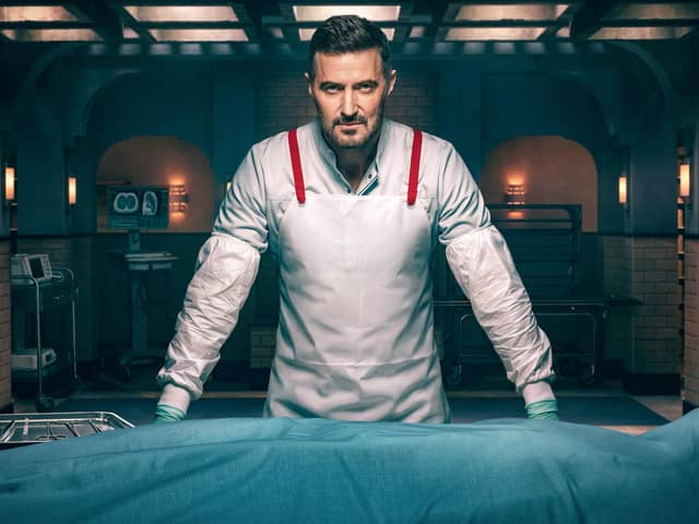 Richard Armitage plays maverick forensic pathologist Ethan Winter in the new ITV drama Winter, which began this week (Picture: Eagle Eye Drama/ITV/ITVx)