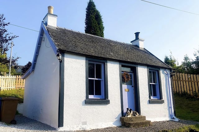 A dainty renovation dating from around 1800, Lorne Cottage is home to Ciara, Arran and their dog, Ghost.