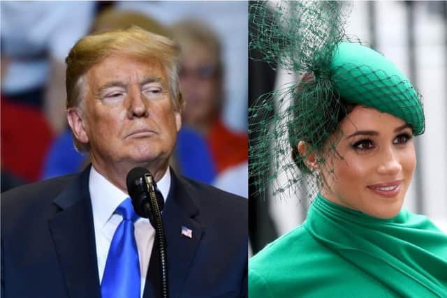 The Duke and Duchess of Sussex appeared to endorse Trump’s political rival