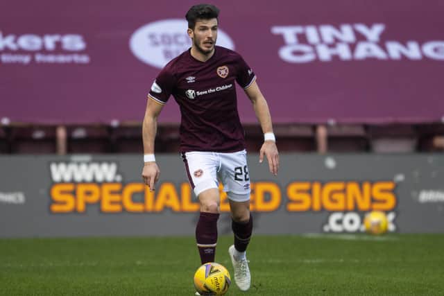 Former Hearts defender Mihai Popescu left Tynecastle Park earlier this summer. Picture: SNS