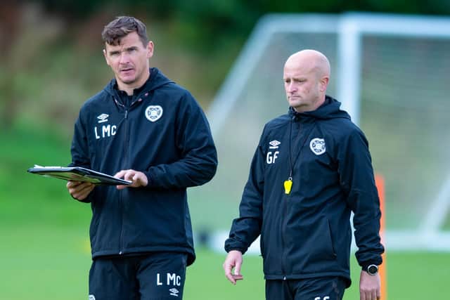 Hearts coaches Lee McCulloch and Gordon Forrest are isolating.