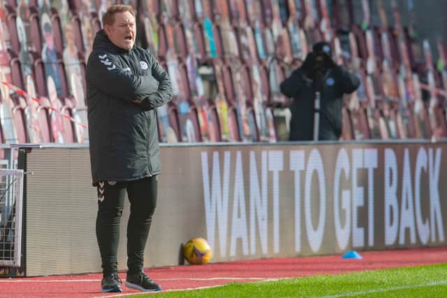 Ayr United boss David Hopkin. Picture: SNS