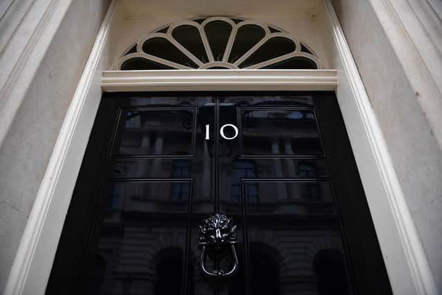 Prime Minister Boris Johnson and finance minister Rishi Sunak will face fines for breaching Covid-19 lockdown laws stemming from the "partygate" scandal. Photo: Daniel LEAL / AFP via Getty Images.