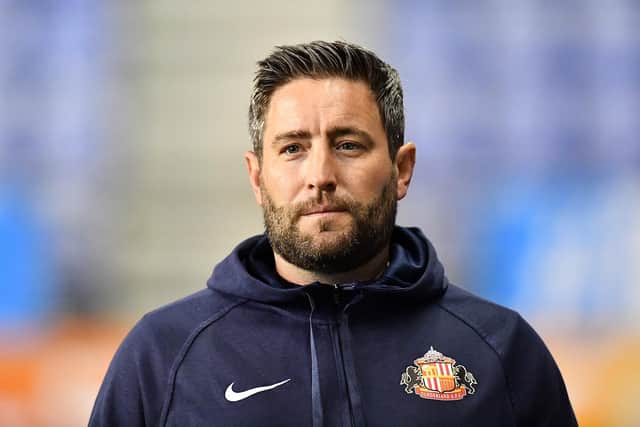 Lee Johnson spent two years at Sunderland, where he deployed a high-press attacking style of play. Picture: Frank Reid