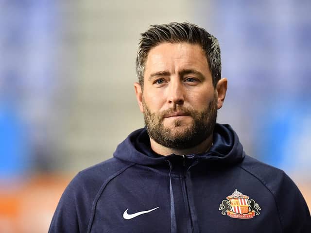 Lee Johnson spent two years at Sunderland, where he deployed a high-press attacking style of play. Picture: Frank Reid