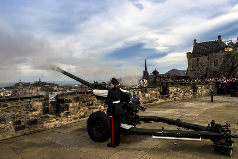 The people of Edinburgh always know what time it is thanks to Edinburgh Castle's One O'Clock Gun's daily reminder.