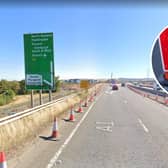 The A1 slip road to Queen Margaret University in Musselburgh will close.