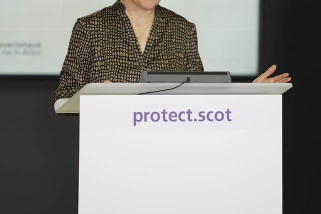 Ms Sturgeon warned that cases of the virus were on the rise
