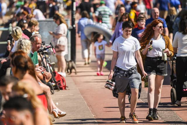 Edinburgh has enjoyed some glorious sunshine the past week and many have flocked to Portobello beach. (Getty Images)