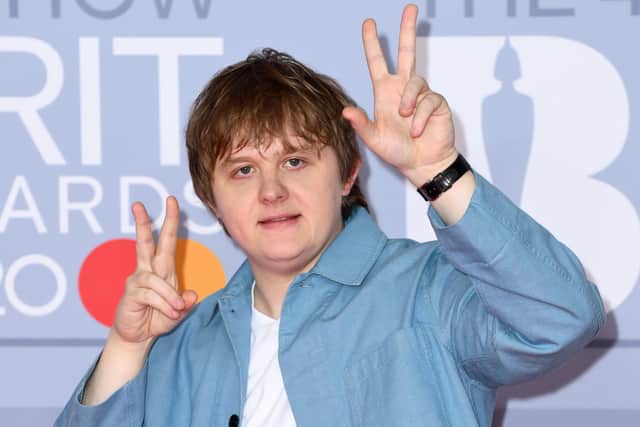 Lewis Capaldi was beaten to the title by a Gaelic language activist.  Picture: Gareth Cattermole/Getty Images.