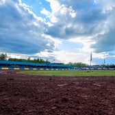 The scene is set ahead of tomorrow night's crucial play-off clash with the Scunthorpe Scorpions at Armadale. Picture: Edinburgh Monarchs Speedway.