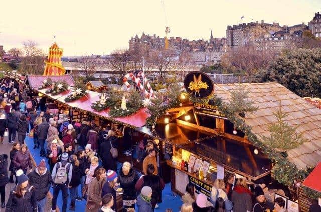 Edinburgh's Christmas Market welcomed 2.6m visitors last year.