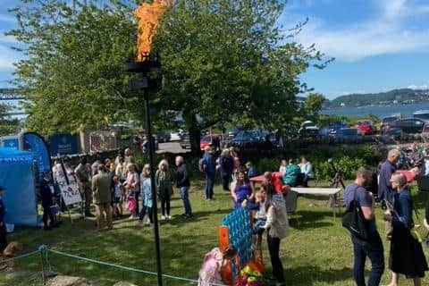 The free event to mark the Queen’s Platinum Jubilee celebrations took place on Sunday in South Queensferry.