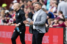 Lee Johnson clashed with Steven Naismith after the game