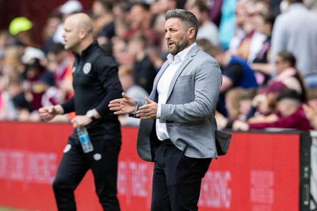 Lee Johnson clashed with Steven Naismith after the game