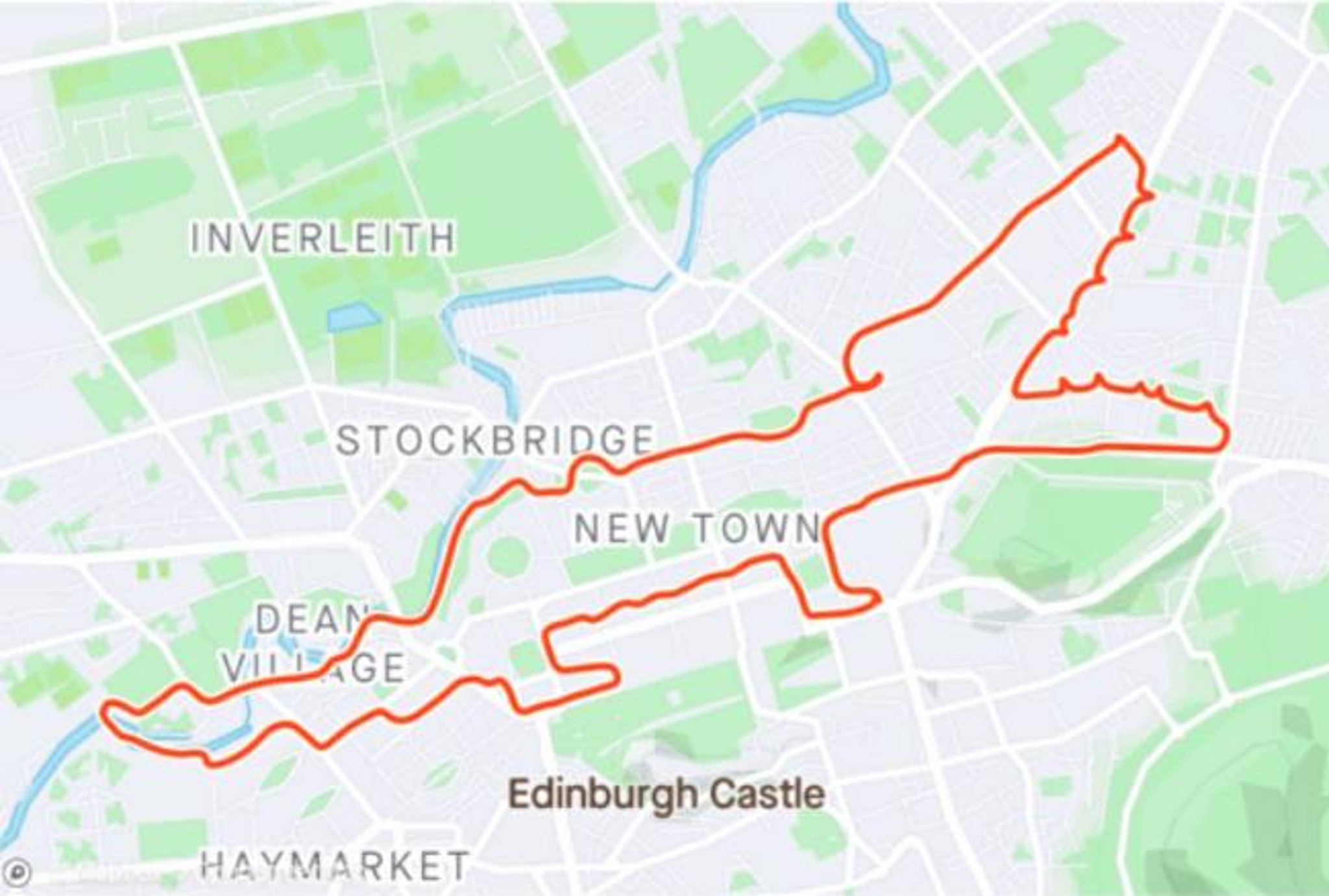 Mystery Edinburgh runner strikes again with new ‘Strava artwork’ animal