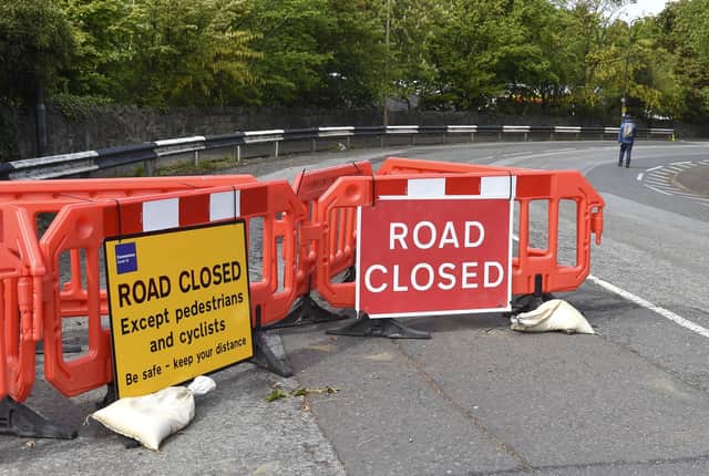 Braid Road is due to re-open this weekend, but will it? (Picture: Lisa Ferguson)