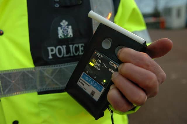 West Lothian police caught a driver who was more than five times over the legal drink-drive limit.