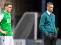Hibs boss Jack Ross looks on after the Scottish Cup final defeat by St Johnstone.
