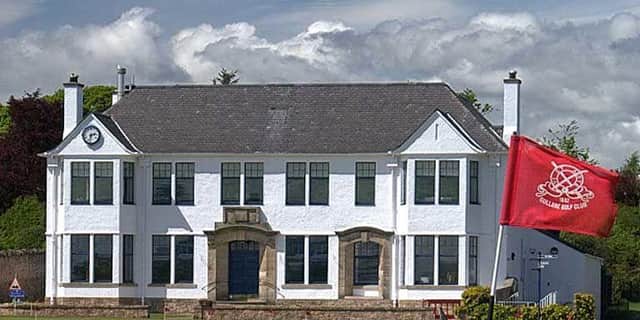 Gullane Golf Club's members' clubhouse will close at 6pm tonight for 16 days, as will its visitors' clubhouse across the road