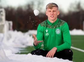 Cool character Josh Doig made a positive return to the Hibs team at Ibrox on Saturday and wants to build on that performance against Ross County on Wednesday.  Photo by Ross MacDonald / SNS Group