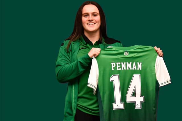 Hibs have signed Jenna Penman. Picture: Hibernian FC