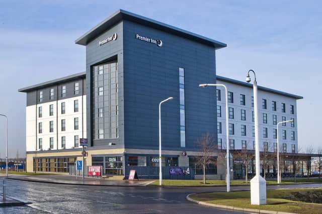 Premier Inn has one of the UK's largest hotel estates, including this establishment at Edinburgh Park on the outskirts of the Scottish capital. Picture: Premier Inn/PA