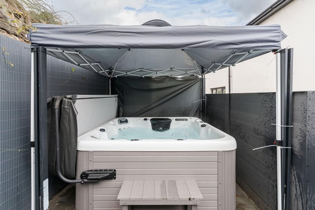 The property has also been fitted with a hot tub which is quietly tucked away to the rear of the building and will be included in the sale.