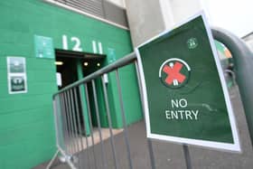 Spectators will be allowed to attend Hibernian v Aberdeen at Easter Road tonight, but only 500 will be permitted for three weeks from Boxing Day