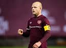 Hearts captain Steven Naismith will continue in a deeper role.