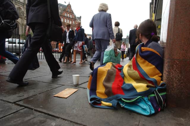 Homelessness in Edinburgh has risen, new data shows, at Shelter called the situation 'bleak' (Photo: Phil Wilkinson)