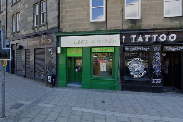 Found in Leith, Lee's kitchen was mentioned several times by locals claiming it was one of the best Chinese takeaways in the city.