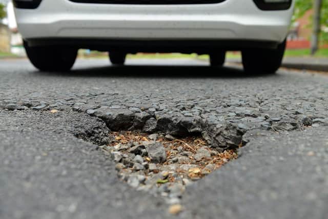Potholes blighting the capital have increased five fold since 2007