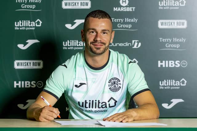 Hibs have completed the signing of Marijan Čabraja