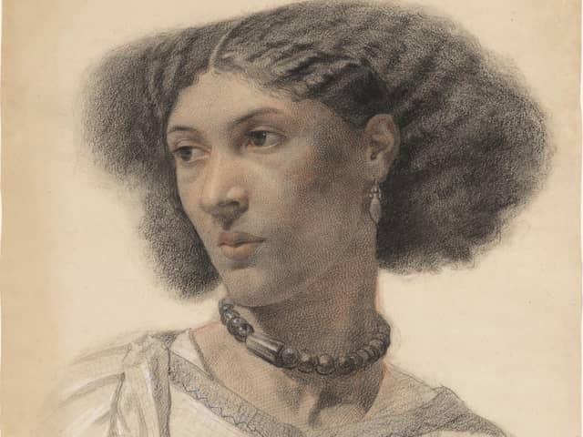 Walter Fryer Stocks' 1859 pencil study of Fanny Eaton, now on display at the Princeton University Art Museum in New Jersey (Image: Princeton University Art Museum)