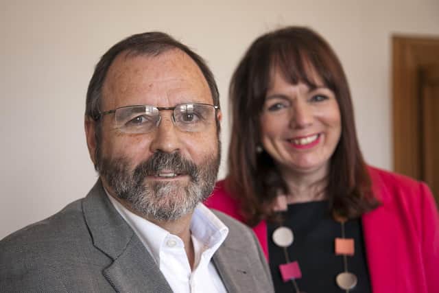 Welcome news: Convener and vice-convener Ian Perry and Alison Dickie