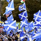 All Under One Banner Independence March from Holyrood to Meadows (Photo: Lisa Ferguson).