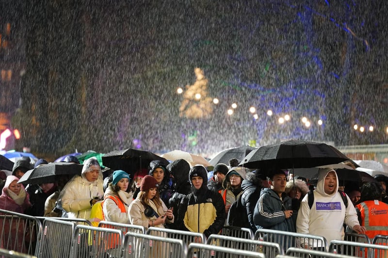 Crowds queue for entry at Princes Street, before the Hogmanay New Year celebrations in Edinburgh. Picture: Andrew Milligan/PA Wire.