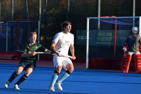 Dylan Bean in action for Grange in a recent league clash with The University of Edinburgh