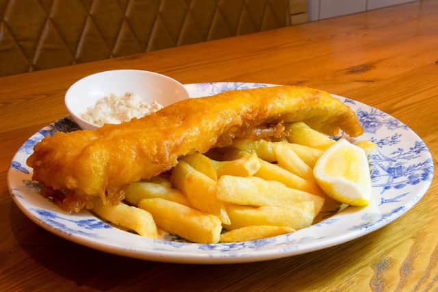 Bertie's Proper Fish & Chips, pictured, has been named as the fourth best place in the UK for classic fish and chips.