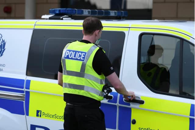 Police Scotland stock image.