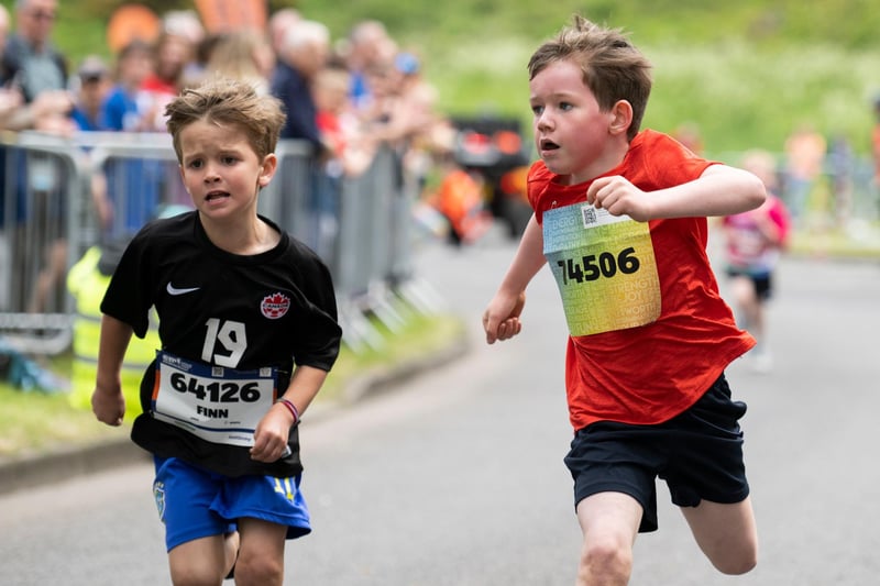 There were four junior races on Saturday as part of the Edinburgh Marathon Festival.