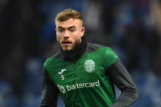 There is interest in Ryan Porteous from England and abroad. The Scotland international could play in midfield or defence for Hibs before departing. Picture: Craig Foy / SNS