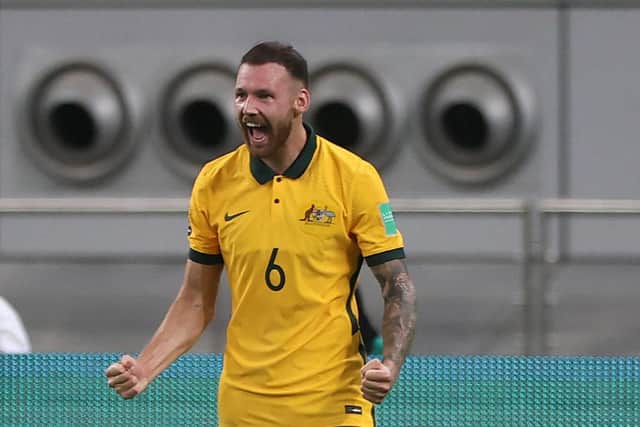 The winger netted for Australia on international duty before suffering an injury scare