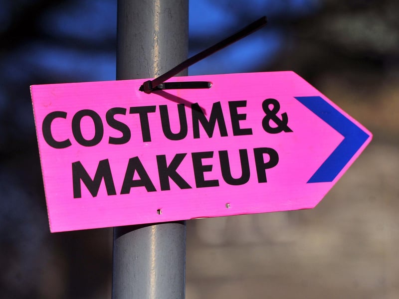 Follow the signs!
Costume and makeup located at Bo'ness Town Hall Glebe Park.