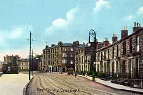 East Trinity Crescent, today Trinity Crescent, has hardly changed at all since Edwardian times